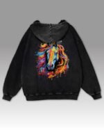 Bluza oversize z kapturem Horse Whisperer