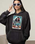 Bluza oversize z kapturem <br>Off My Meds - efekt sprania