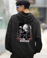 Bluza oversize z kapturem <br>Grave Proposal - efekt sprania