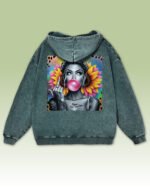 Bluza oversize z kapturem <br>NOPE Not Today - efekt sprania
