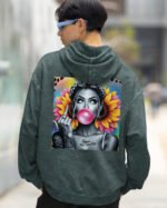 Bluza oversize z kapturem <br>NOPE Not Today - efekt sprania