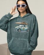 Bluza oversize z kapturem <br>Take me to freedom - efekt sprania