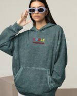 Bluza oversize z kapturem <br>Horse Whisperer - efekt sprania