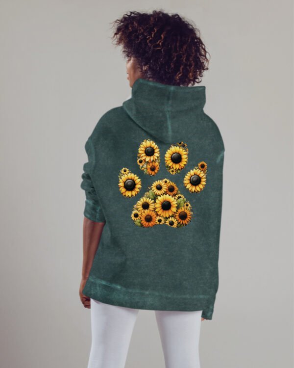Bluza oversize z kapturem <br>Sunflower Paw - efekt sprania
