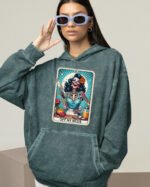 Bluza oversize z kapturem <br>Off My Meds - efekt sprania