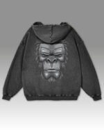 Bluza oversize z kapturem <br>Goryl - efekt sprania