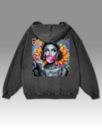 Bluza oversize z kapturem <br>NOPE Not Today - efekt sprania