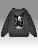 Bluza oversize z kapturem <br>Grave Proposal - efekt sprania