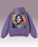 Bluza oversize z kapturem <br>NOPE Not Today - efekt sprania