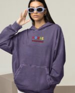 Bluza oversize z kapturem <br>Horse Whisperer - efekt sprania