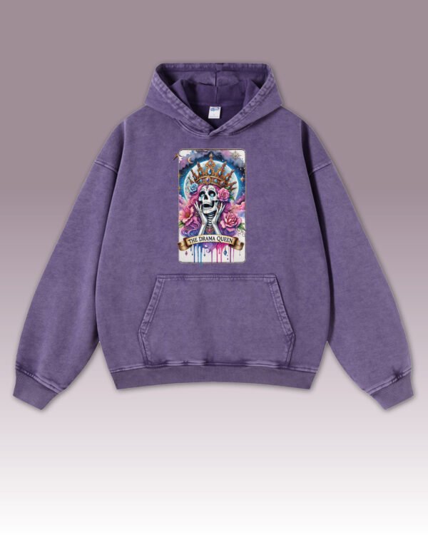 Bluza oversize z kapturem <br>The Drama Queen - efekt sprania