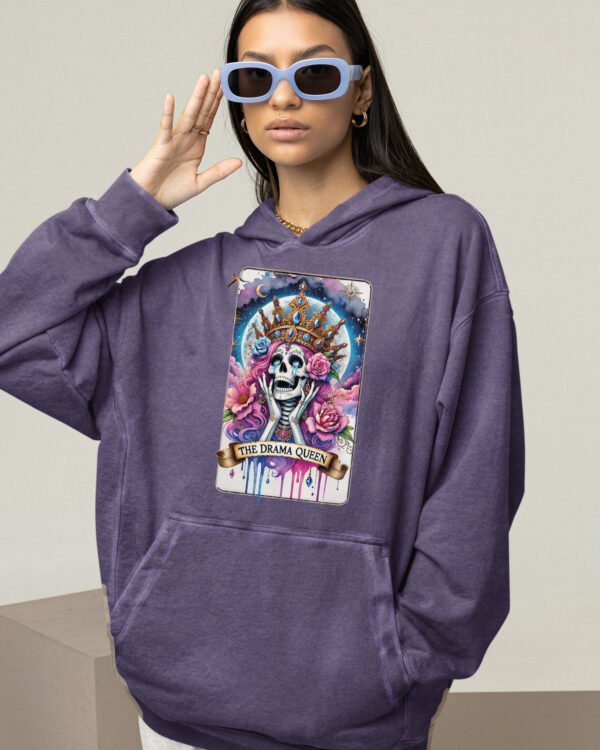 Bluza oversize z kapturem <br>The Drama Queen - efekt sprania