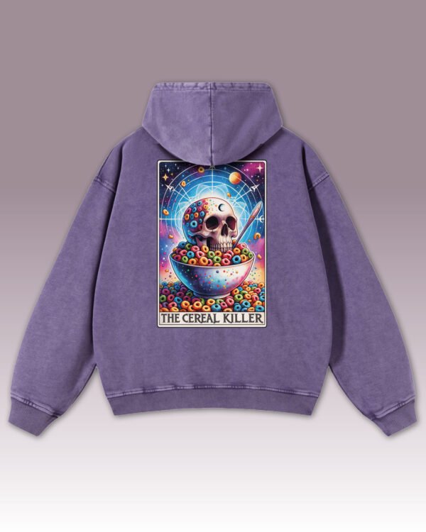 Bluza oversize z kapturem <br>Cereal Killer - efekt sprania