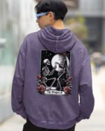 Bluza oversize z kapturem <br>Grave Proposal - efekt sprania