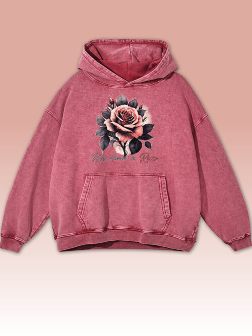 Bluza oversize z kapturem Kiss from a Rose