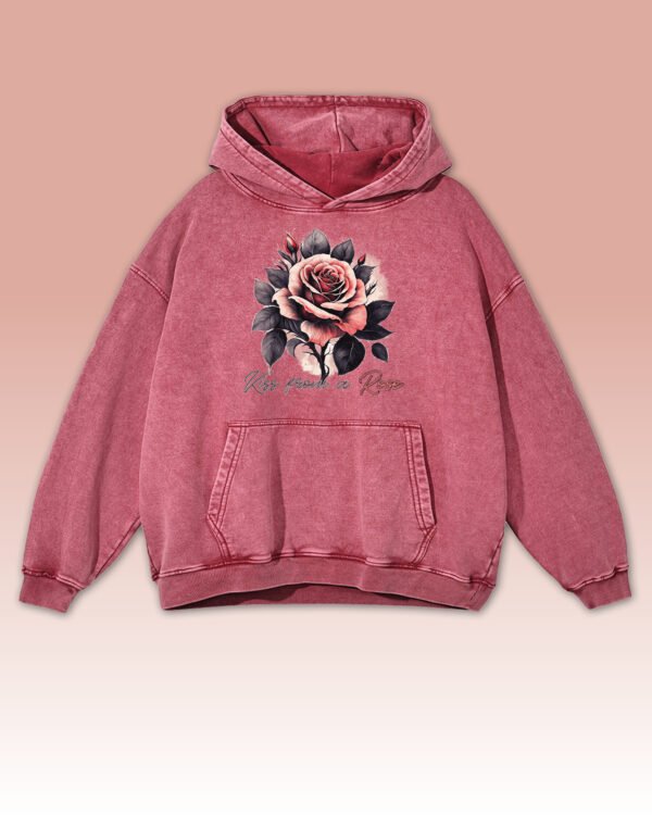 Bluza oversize z kapturem Kiss from a Rose