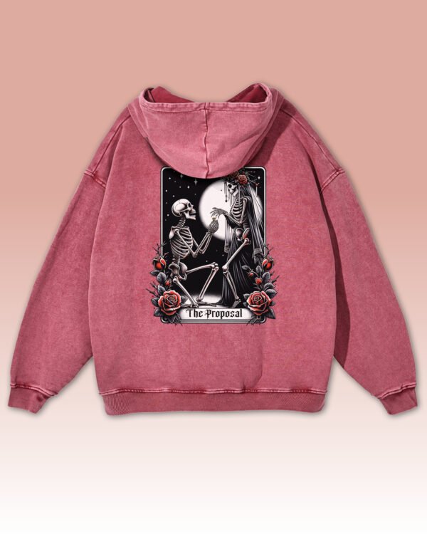 Bluza oversize z kapturem <br>Grave Proposal - efekt sprania