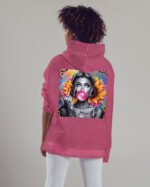 Bluza oversize z kapturem <br>NOPE Not Today - efekt sprania