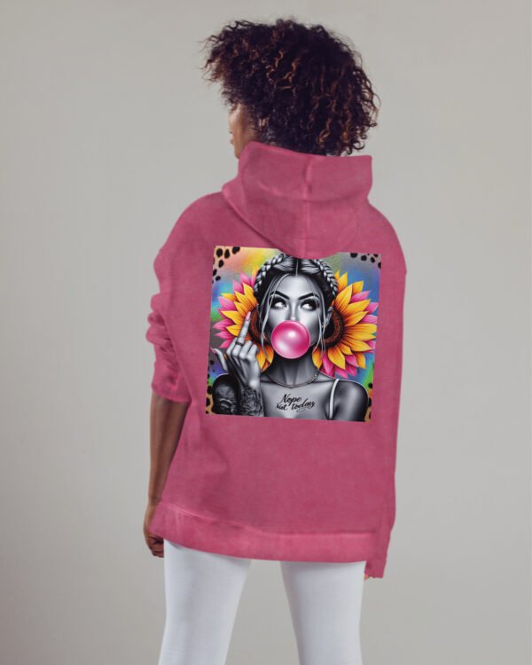Bluza oversize z kapturem <br>NOPE Not Today - efekt sprania