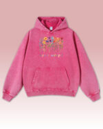 TL HO OLD ROS DTG 0260 A Bluza oversize z kapturem <br>Life is Colorful - efekt sprania