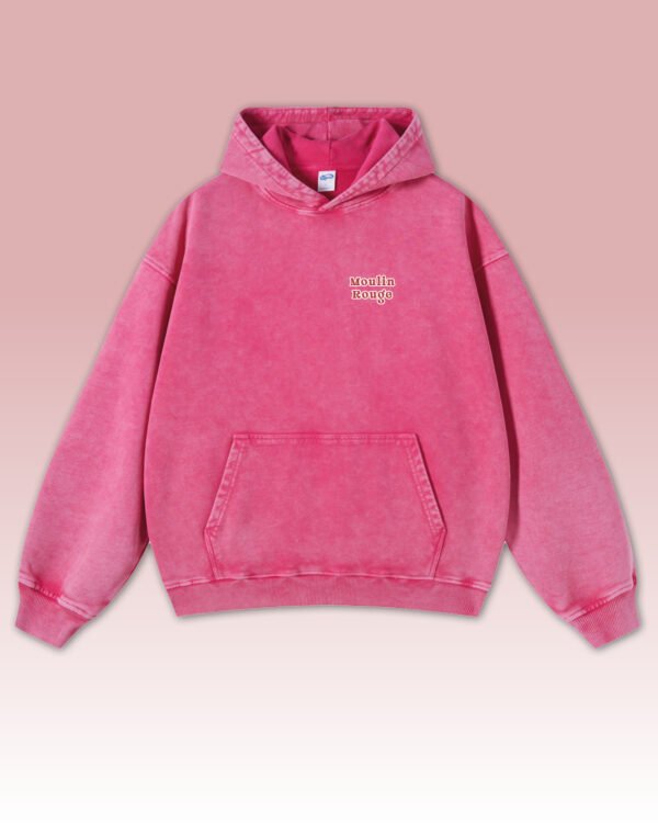 Bluza oversize z kapturem <br>Moulin Rouge Ballet - efekt sprania