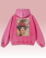 Bluza oversize z kapturem <br>Moulin Rouge Retro - efekt sprania
