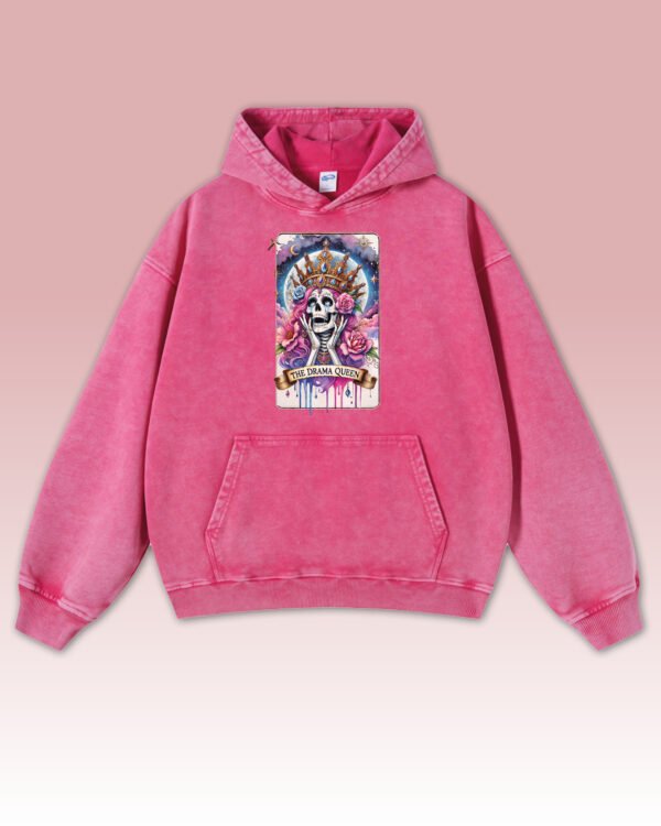 Bluza oversize z kapturem <br>The Drama Queen - efekt sprania