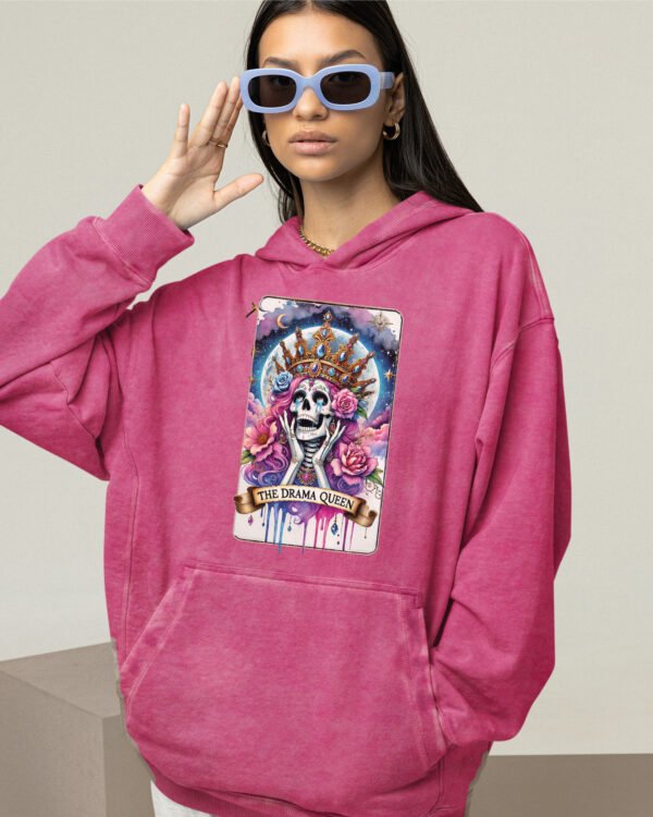 Bluza oversize z kapturem <br>The Drama Queen - efekt sprania