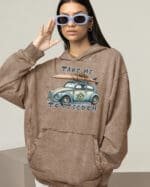 Bluza oversize z kapturem <br>Take me to freedom - efekt sprania