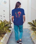 Luźna koszulka damska <br>Flower Love