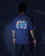 Luźna koszulka męska <br>ROAR Moc Tygrysa