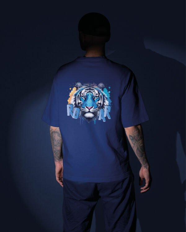 Luźna koszulka męska <br>ROAR Moc Tygrysa