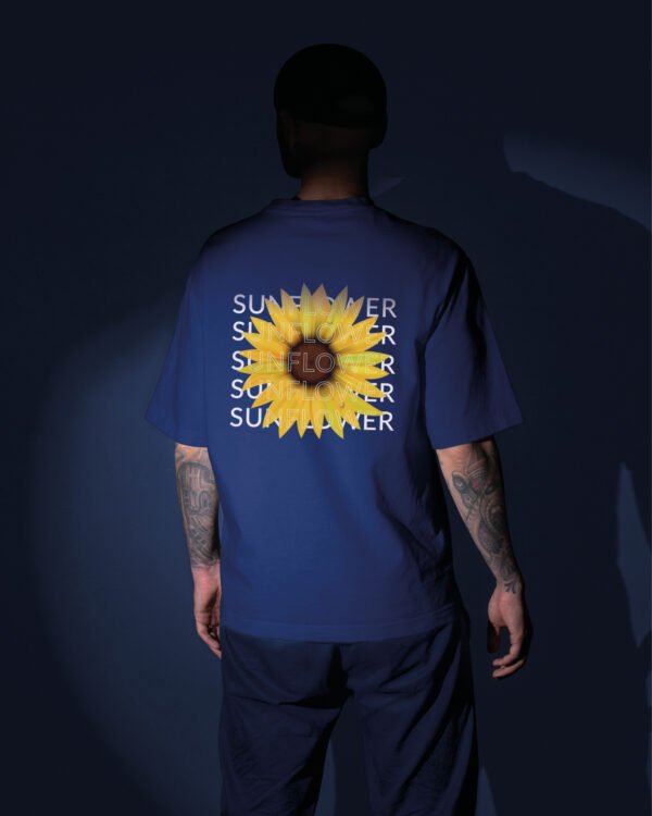 Luźna koszulka męska <br>Sunflower Vibes