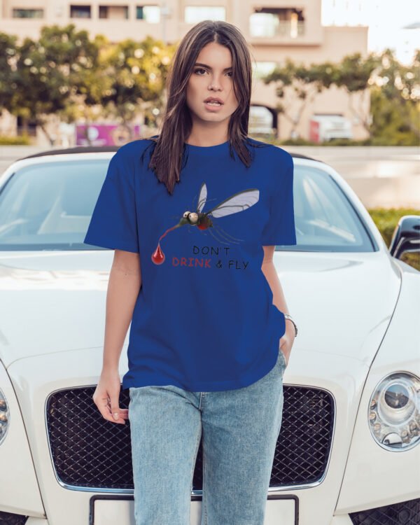 Luźna koszulka damska <br>Don't Drink and Fly