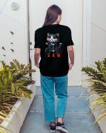 Luźna koszulka damska Saw Cat