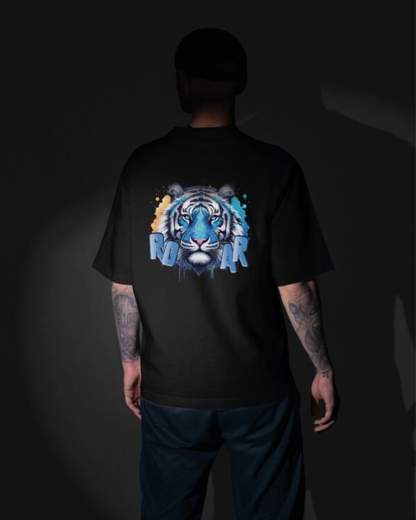 Luźna koszulka męska <br>ROAR Moc Tygrysa