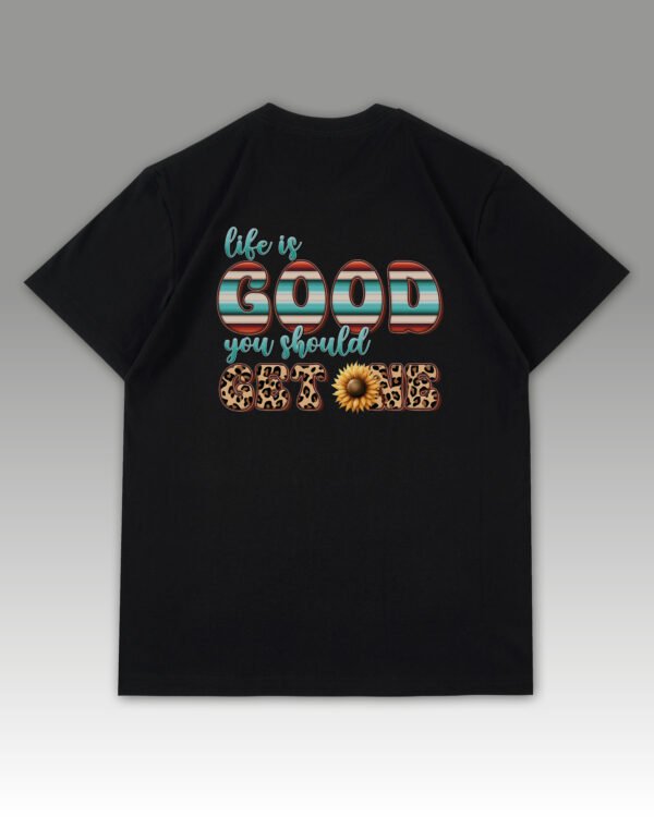 Luźna koszulka męska <br>Life is Good