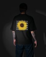 Luźna koszulka męska Sunflower Vibes