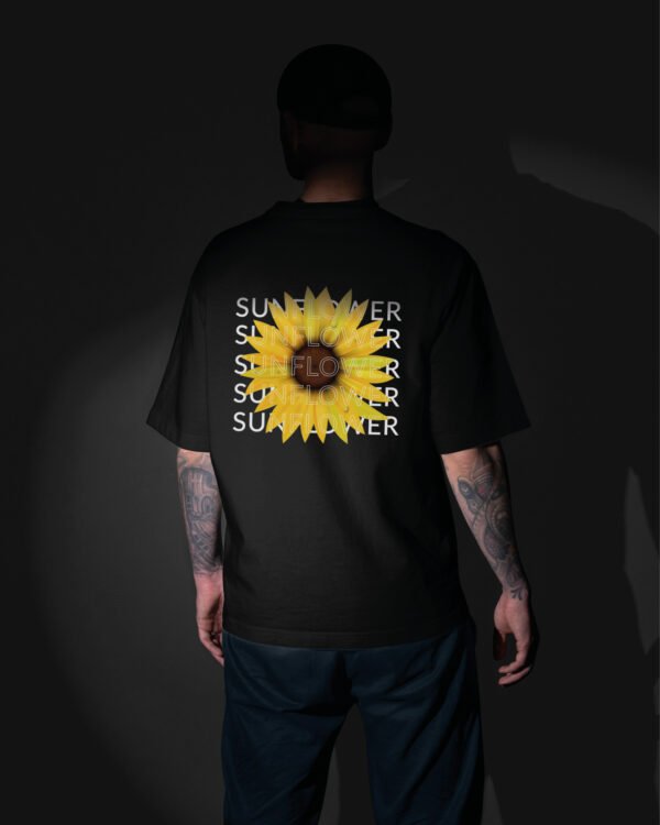 Luźna koszulka męska Sunflower Vibes