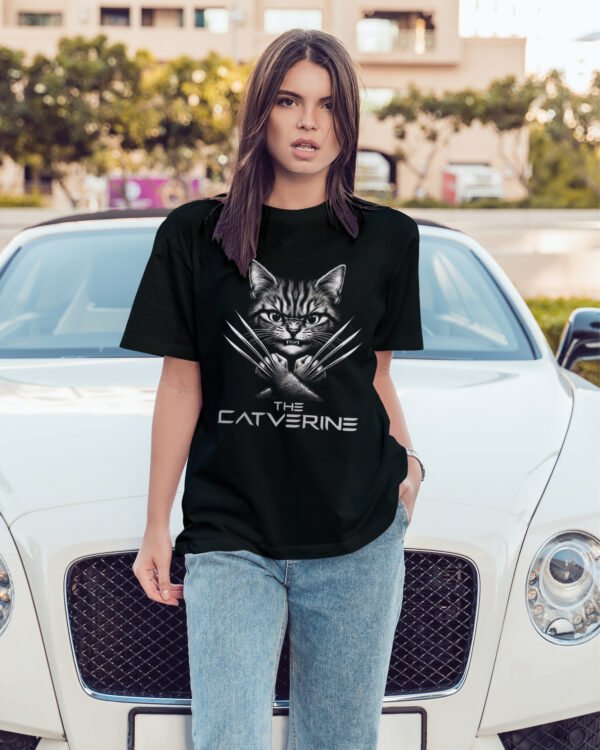 Luźna koszulka damska Catverine