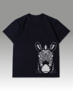 Luźna koszulka męska <br>Zebra - edycja Midnight