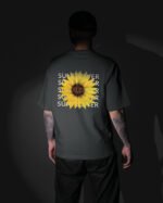 Luźna koszulka męska <br>Sunflower Vibes