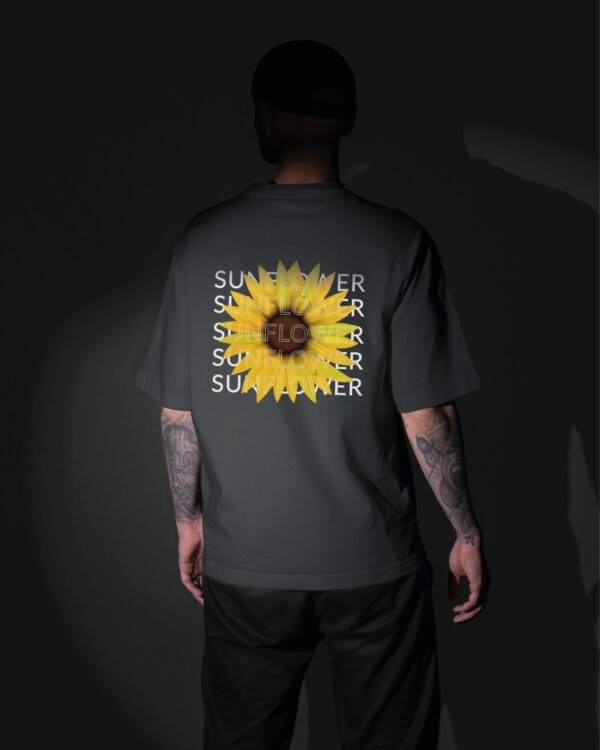 Luźna koszulka męska <br>Sunflower Vibes