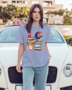 Luźna koszulka damska <br>Love in Full Color