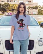 Luźna koszulka damska Freddy the Cat