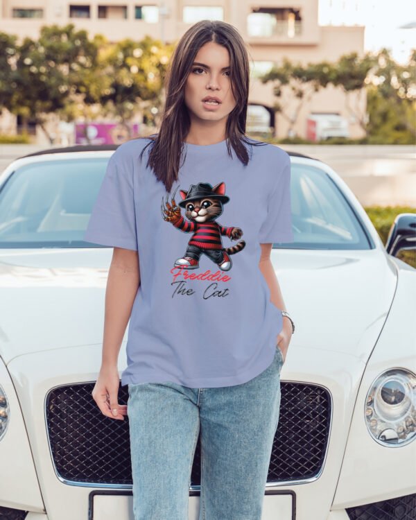 Luźna koszulka damska Freddy the Cat