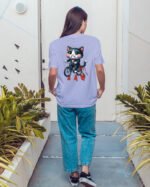 Luźna koszulka damska <br>Saw Cat
