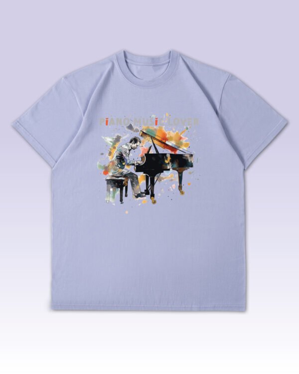 Luźna koszulka męska <br>Piano Music Lover