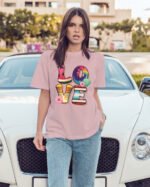 Luźna koszulka damska <br>Love in Full Color