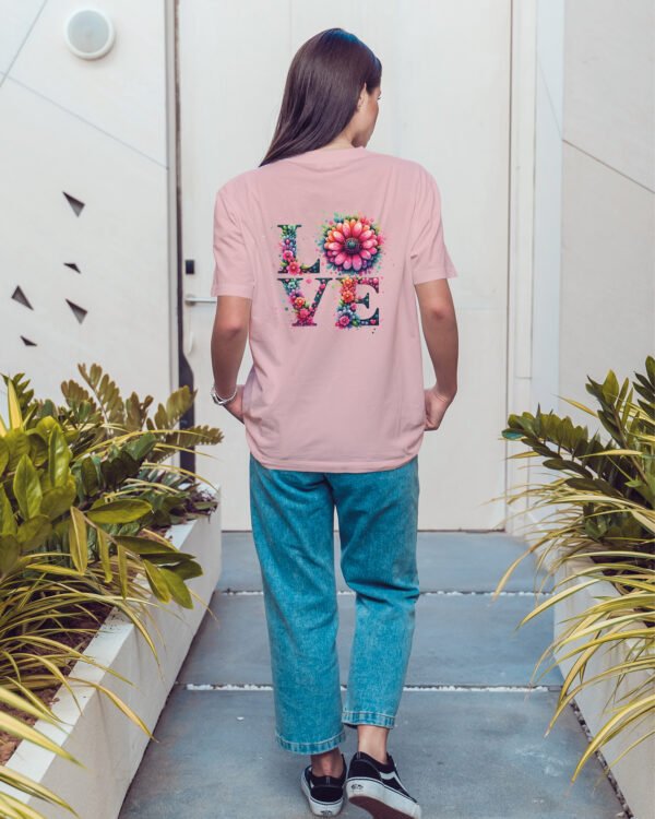 Luźna koszulka damska <br>Flower Love